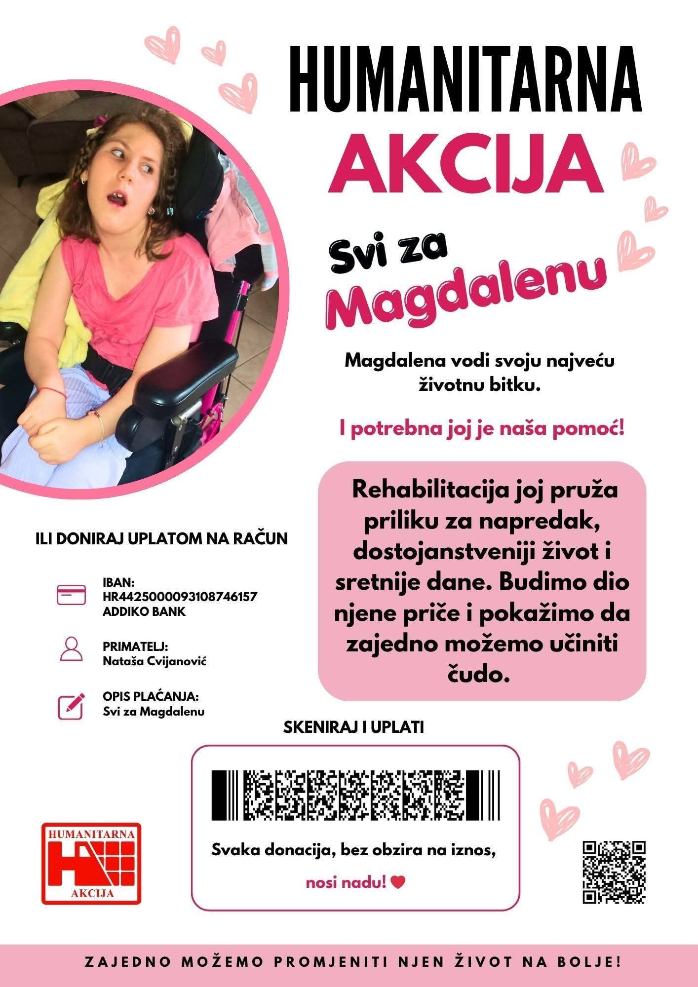 Virtualna humanitarna utrka "Trčimo za Magdalenu“
